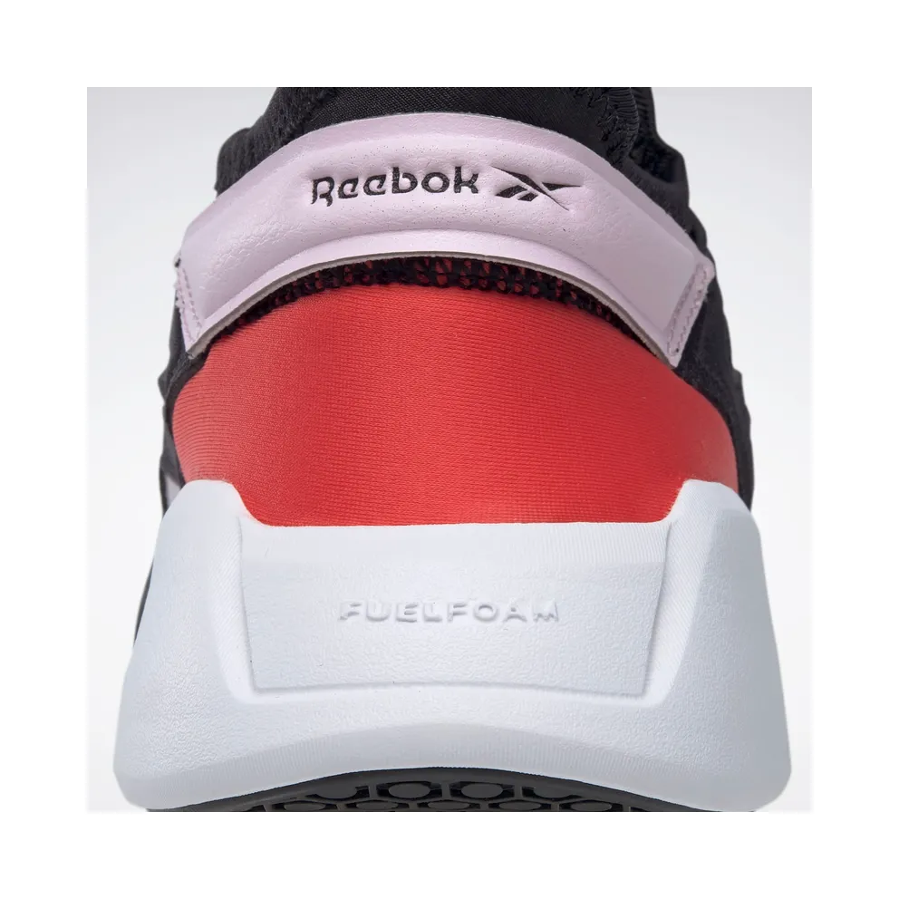 Reebok Freestyle Motion Lo Shoes Black / Pixel Pink / Radiant Red