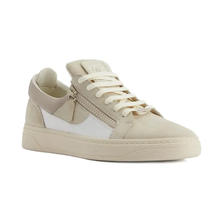 Giuseppe Zanotti GZ94 sneakers met vlakken en rits – Beige (RU50010006)