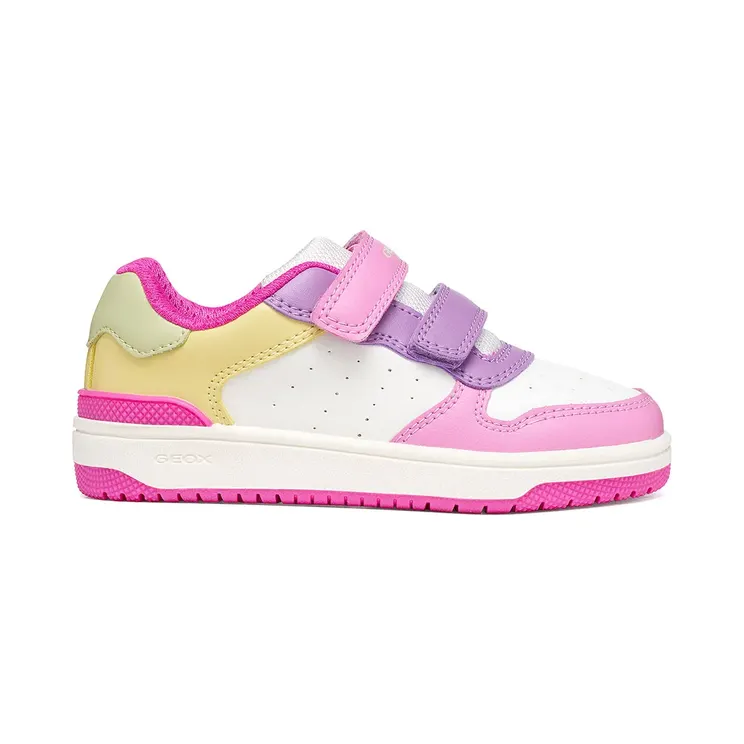 Geox Washiba “Lichtgeel / Lavendel / Pink / White” (J45HXB000BCC8F0G)