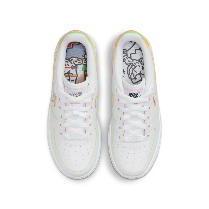 Nike Air Force 1 LV8 Older Kids’ White (DV1366-111)