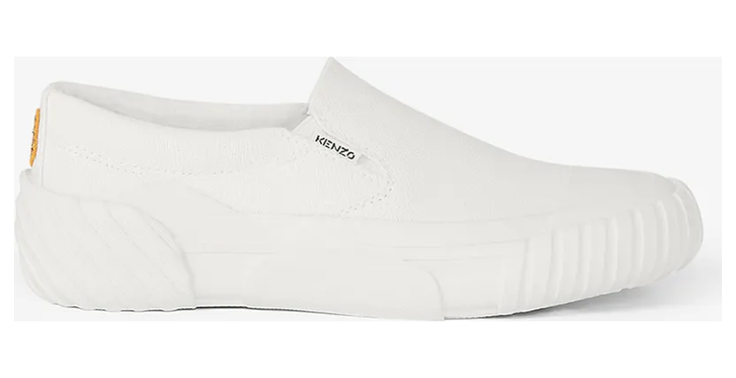 KENZO Baskets sans lacets Tiger Crest en toile (FB62SN420F50)