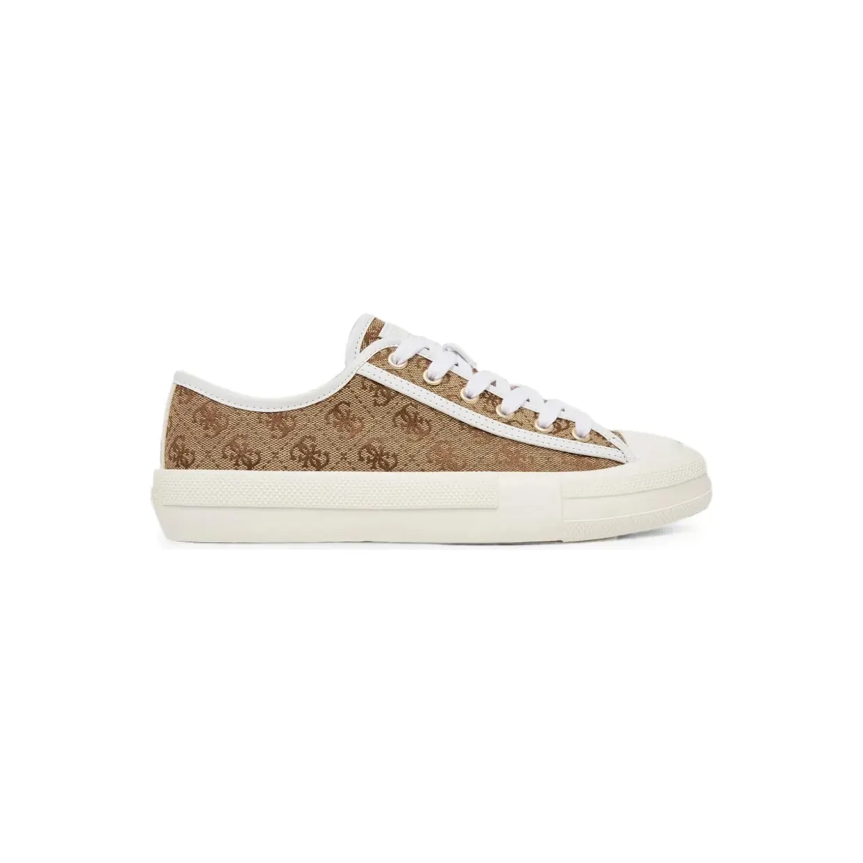 Guess Usa Carey low-top met logo-monogram “Black” (FLJCR2FAL12)