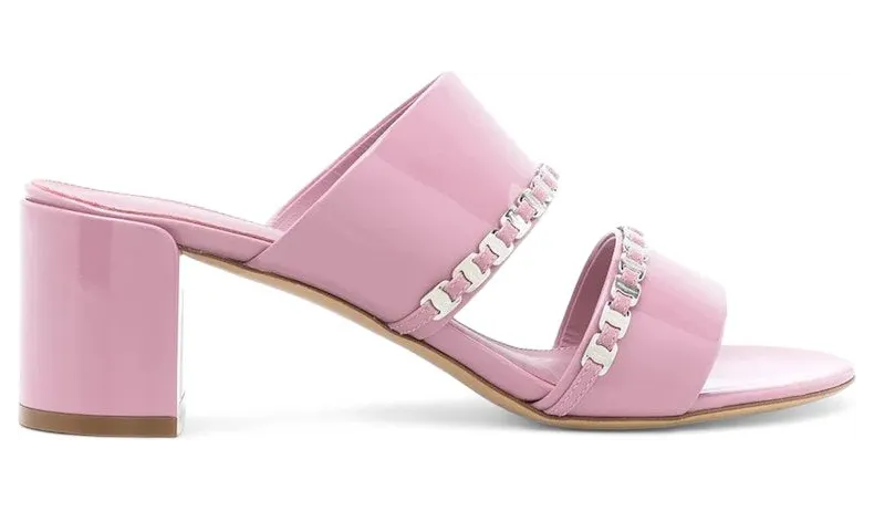 Ferragamo Braided Slip-On Sandals Pink (01R357744736)