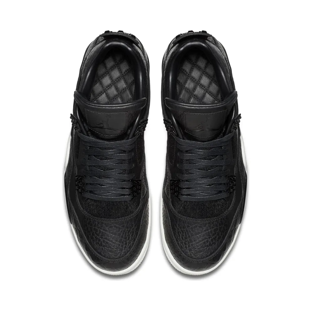 Air Jordan Nike AJ 4 IV Retro Pony Hair Black (819139-010)