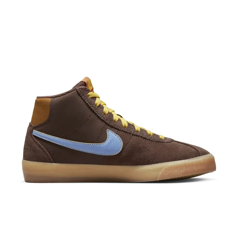 Nike SB Bruin High Premium Light Chocolate/Monarch/Gum Light Brown/Light Blue (DX4325-200)