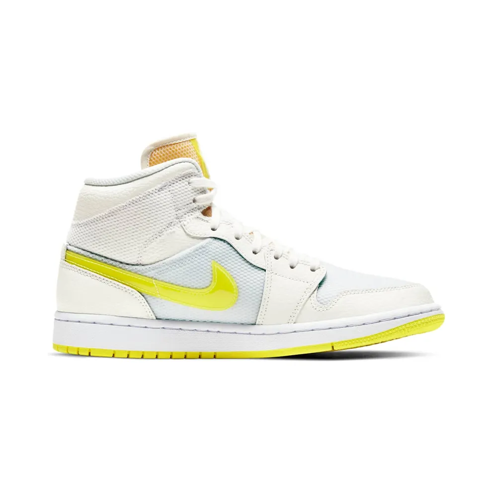 Jordan 1 Mid SE Voltage Yellow (W) White/Voltage Yellow (DB2822-107)