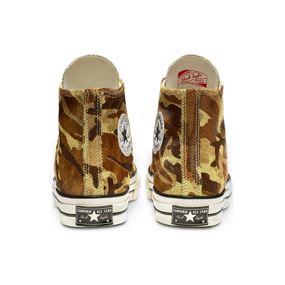 Converse Chuck Taylor All-Star 70s Hi Pony Hair Camo Green/Black-Egret (164589C)