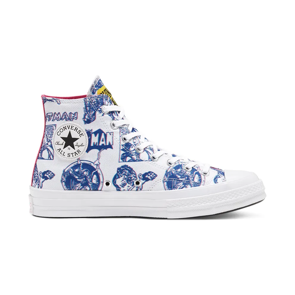 Converse Chuck Taylor All-Star 70s Hi Chinatown Market x Batman White Mouse/White-Purple (167512C)