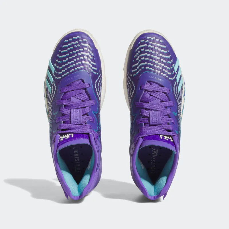 adidas D.O.N. Issue 4 Purple Rush / Off White / Clear Aqua (HR0710)