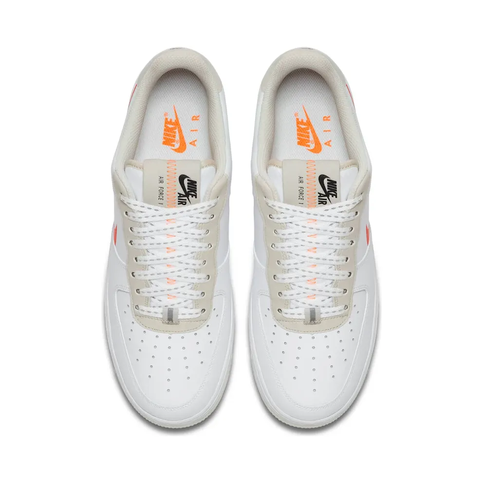 Nike Air Force 1 07 LV8 Orange Swoosh (CD0888-100)