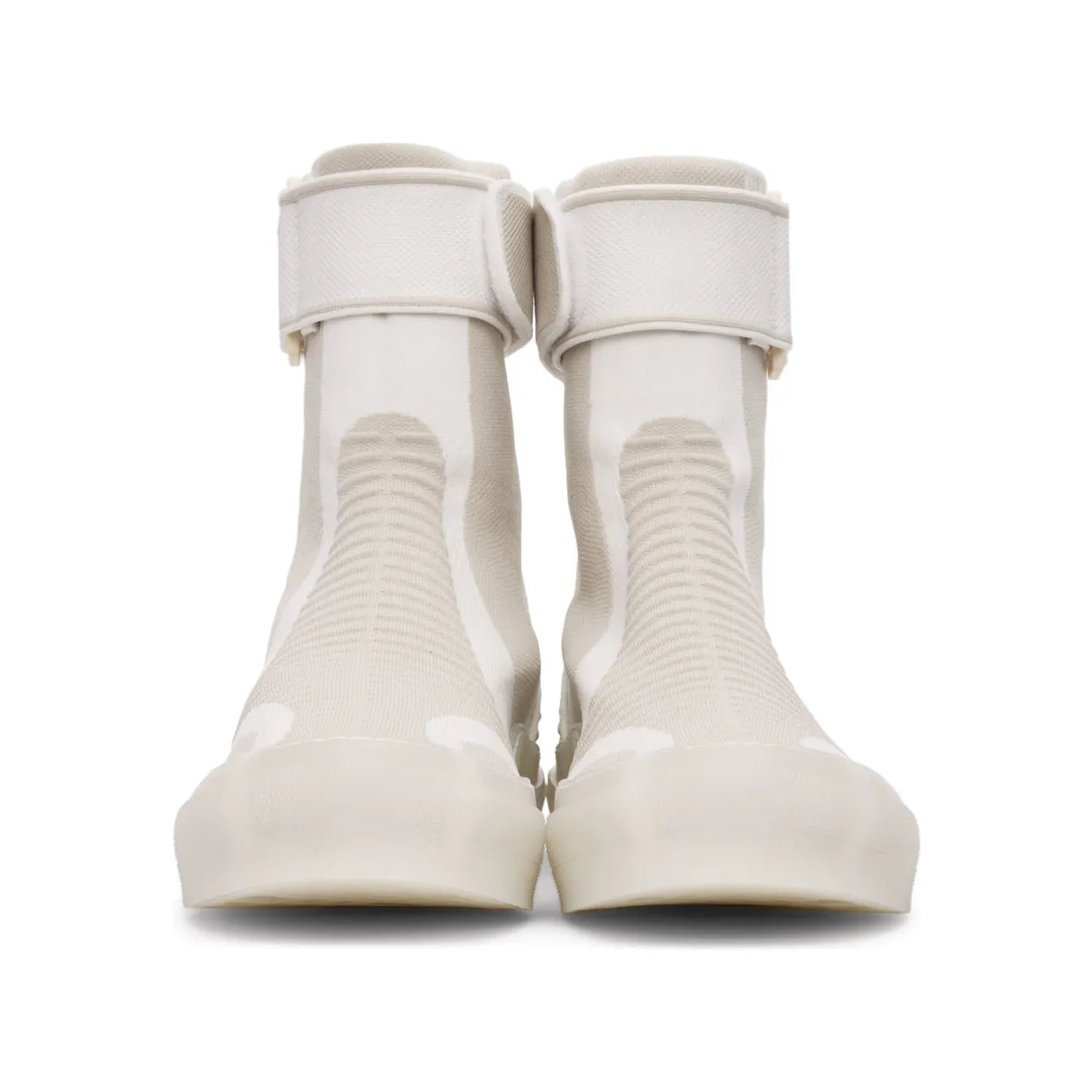Burberry Beige Sub High Top Sneakers (8052334) (2)