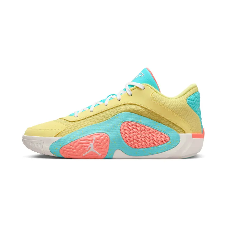 Jordan Tatum 2 Lemonade “Light Citron / Aurora Green / Atomic Pink / Sail” (FJ6457-700)