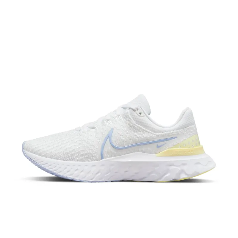 Nike React Infinity Run Flyknit 3 White Violet Citron Tint (DD3024-100)