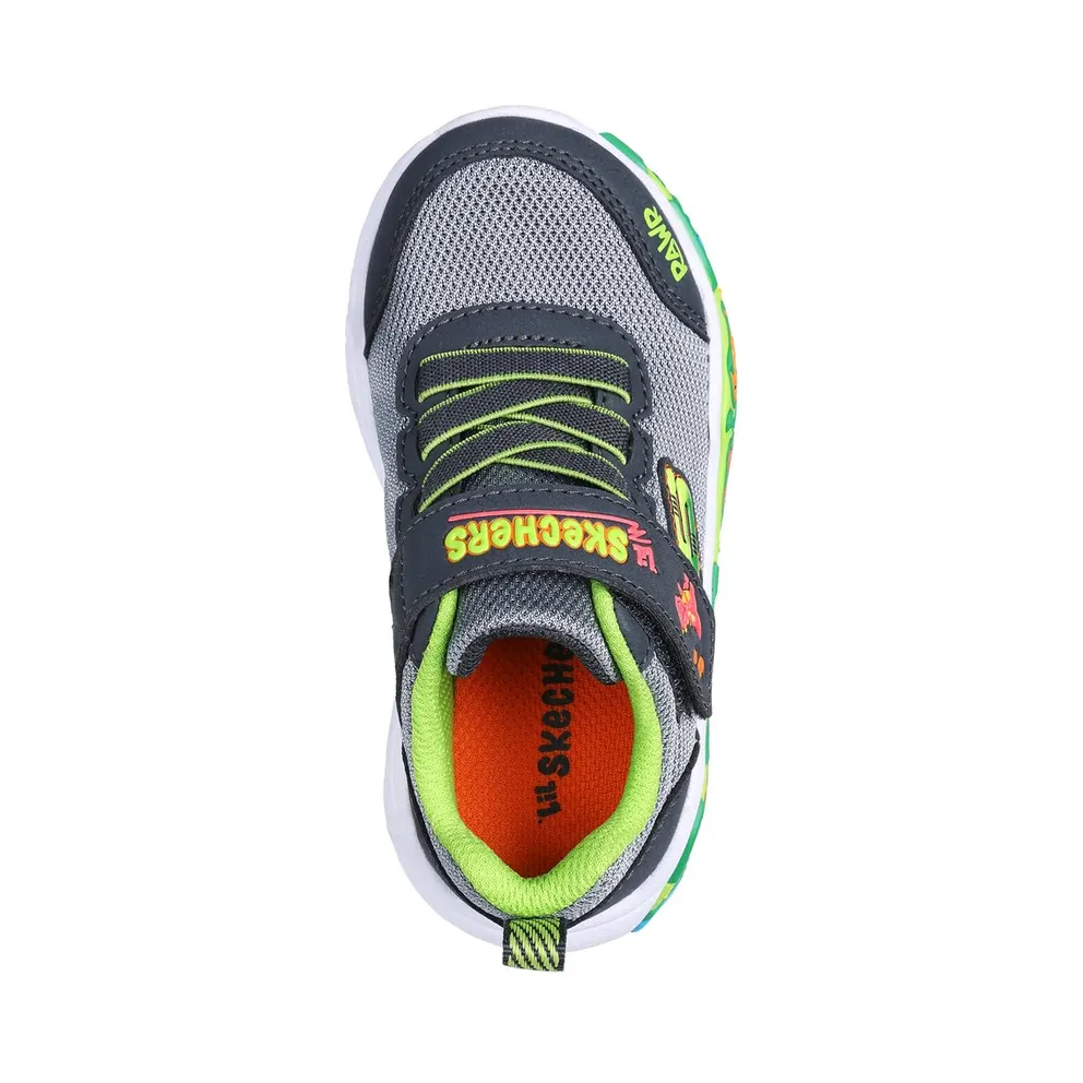 Skechers Play Scene Sneaker Houtskool/Limoen