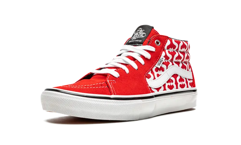 Vans Skate Grosso Mid “Supreme – Monogram S – Red” (VN0A5KS15XS)
