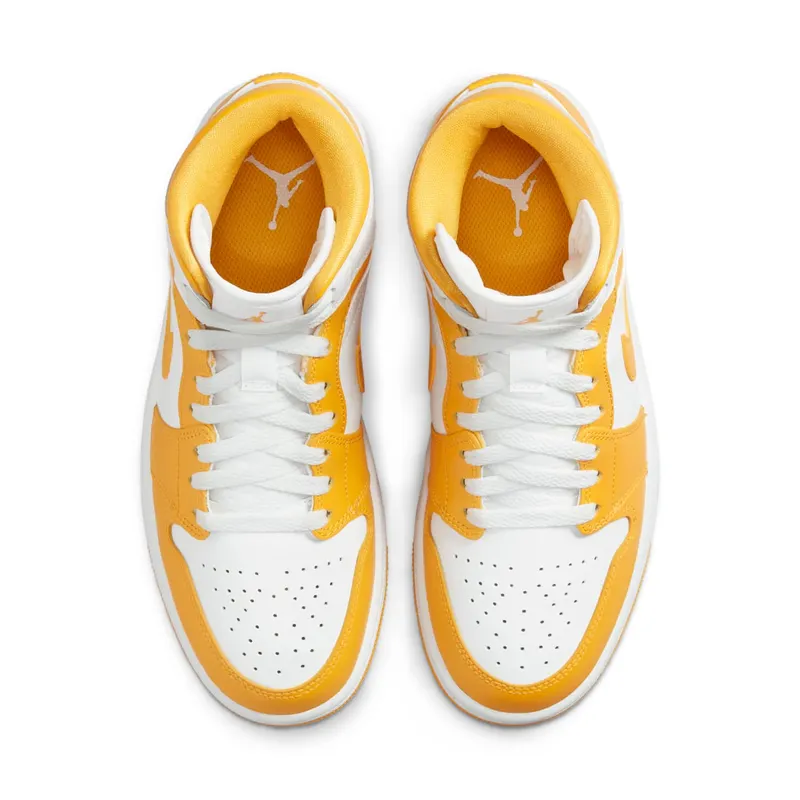 Jordan 1 MID “White / University Gold” (BQ6472-117)
