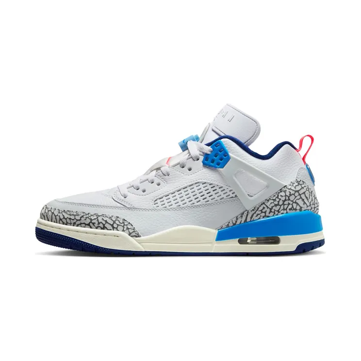 Jordan Spizike Low ‘Blue Void’ “White / Pure Platinum / Blue Void / Hot Lava” (FQ1759-110)