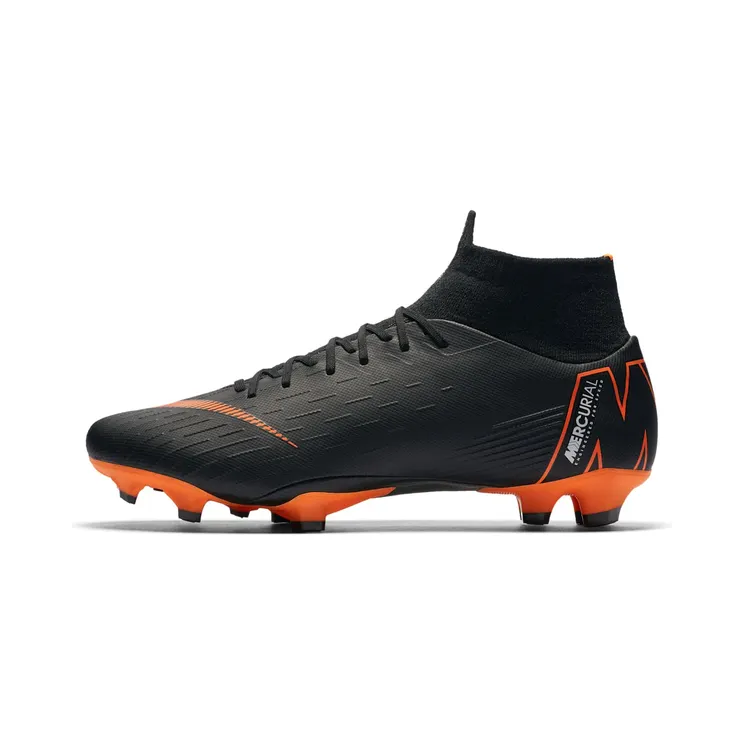Nike Superfly 6 Pro FG “Black / White / Total Orange” (AH7368-081)