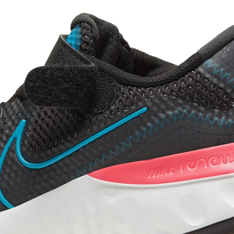 Nike Renew Run Black Laser Blue (PS) Black/Laser Crimson/Dark Smoke (CT1436-090)