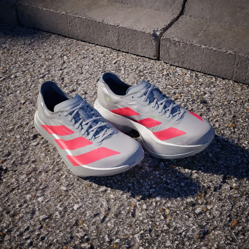 Adidas Adizero Adios Pro 4 Grey Two / Lucid Red / Grey (JR6357)
