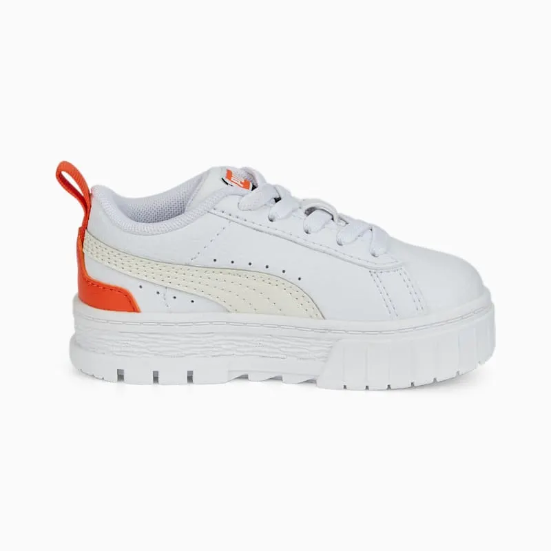 PUMA Mayze Lth Alternative Closure Babies’ White/Vaporous Gray (385686-06)