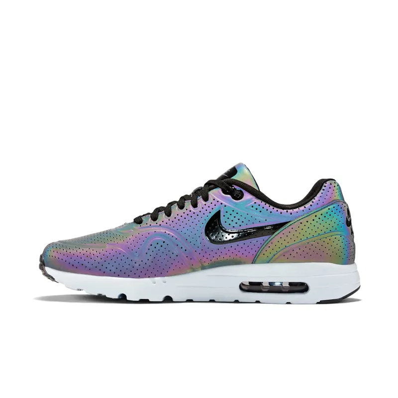 Nike Air Max 1 Ultra Moire Iridescent Deep Pewter/Black-Porpoise (777428-200)