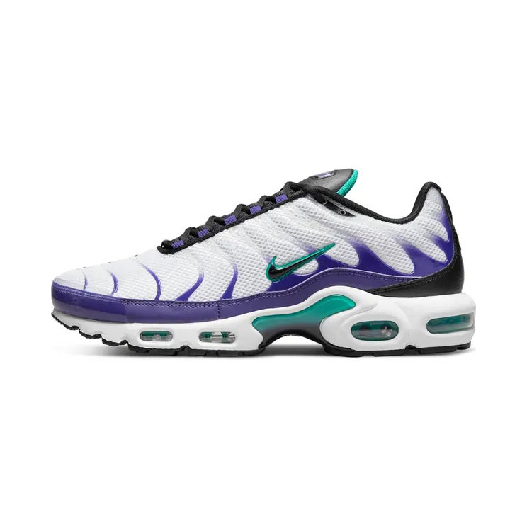Nike TN Air Max Plus Grape – “White / Grape Ice / New Emerald / Black” (DM0032-100)
