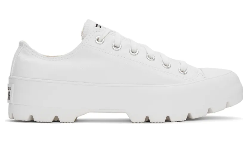 Converse White Chuck Taylor All Star Lugged OX Low Sneakers (567680C)