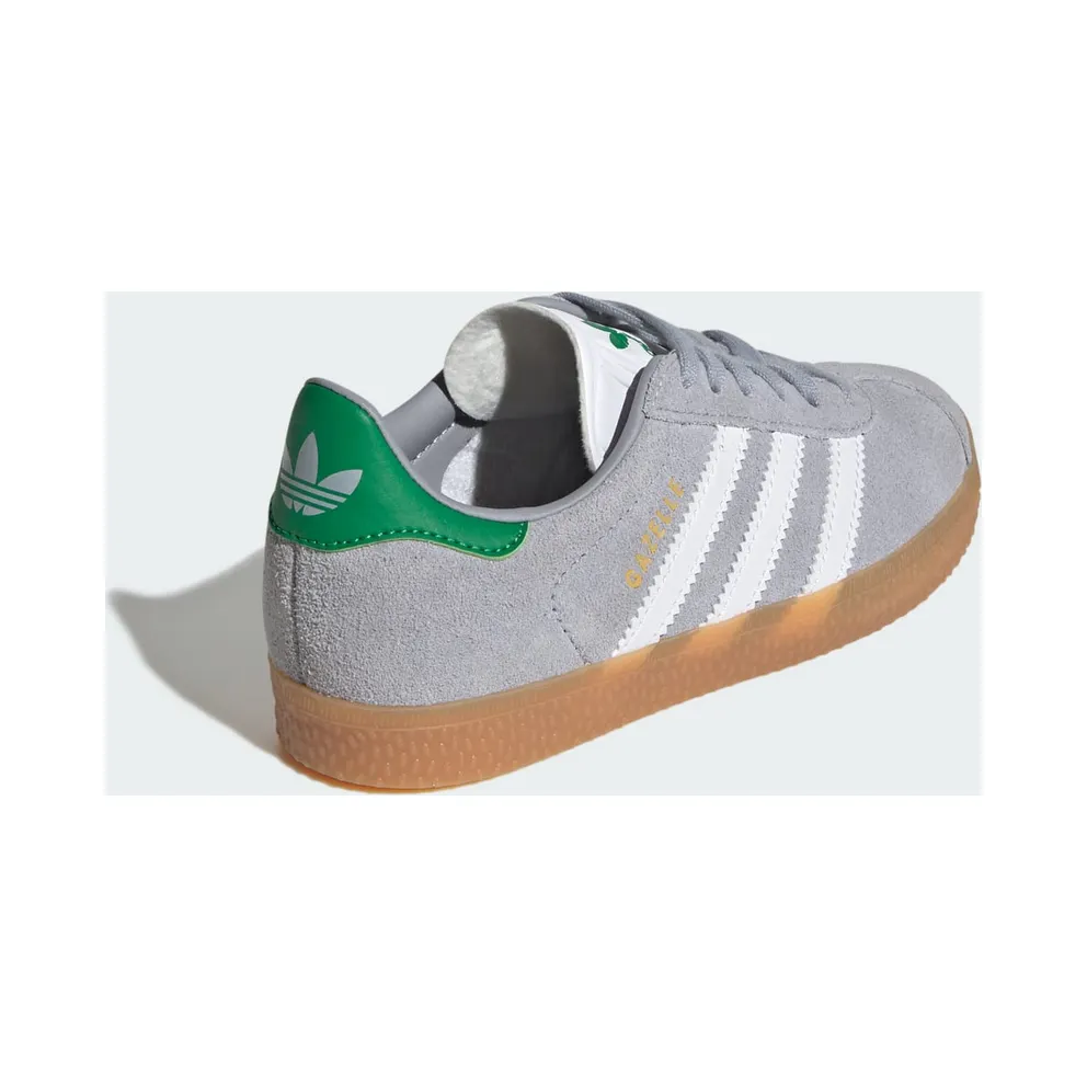 Adidas Gazelle Halo Silver / Cloud White / Green (JQ5999)