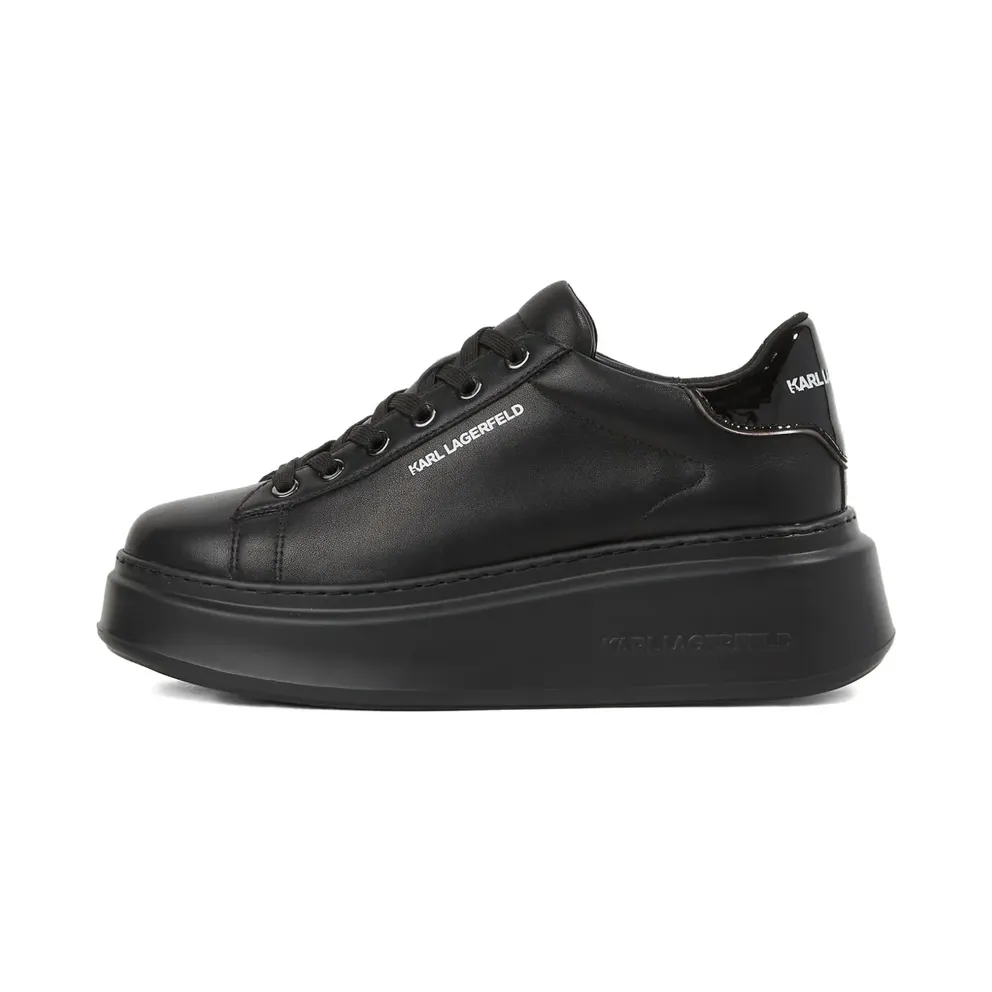 Karl Lagerfeld Anakapri Ikon Sneakers mit Anhänger – Schwarz (KLL63516999)