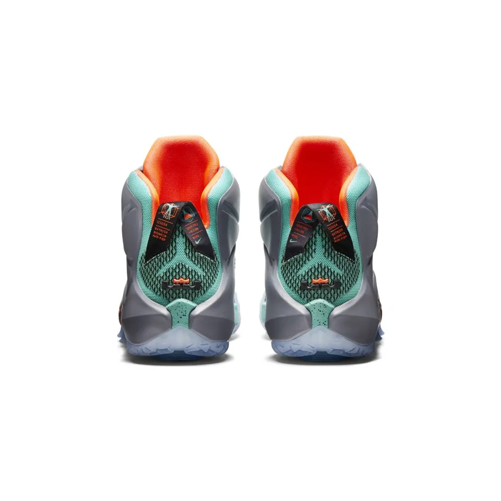 Nike LeBron 12 NSRL Hyper Turquoise/Black-Metallic Cool Grey-Hyper Crimson (684593-301)