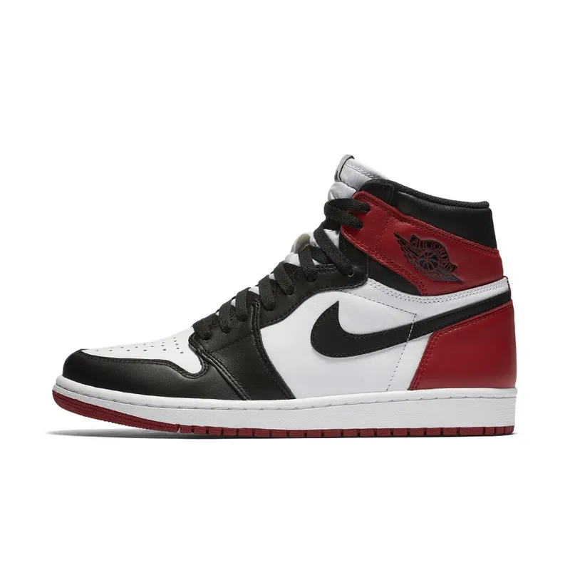 Air Jordan Nike AJ I 1 Retro Black Toe (2016) (555088-125)