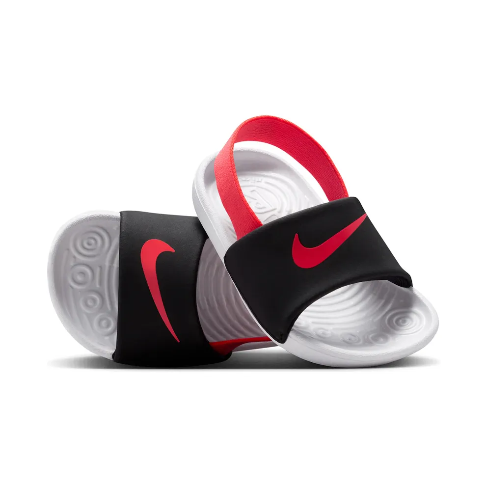 Nike Kawa Slide Black White Bright Crimson (FJ8811-003)