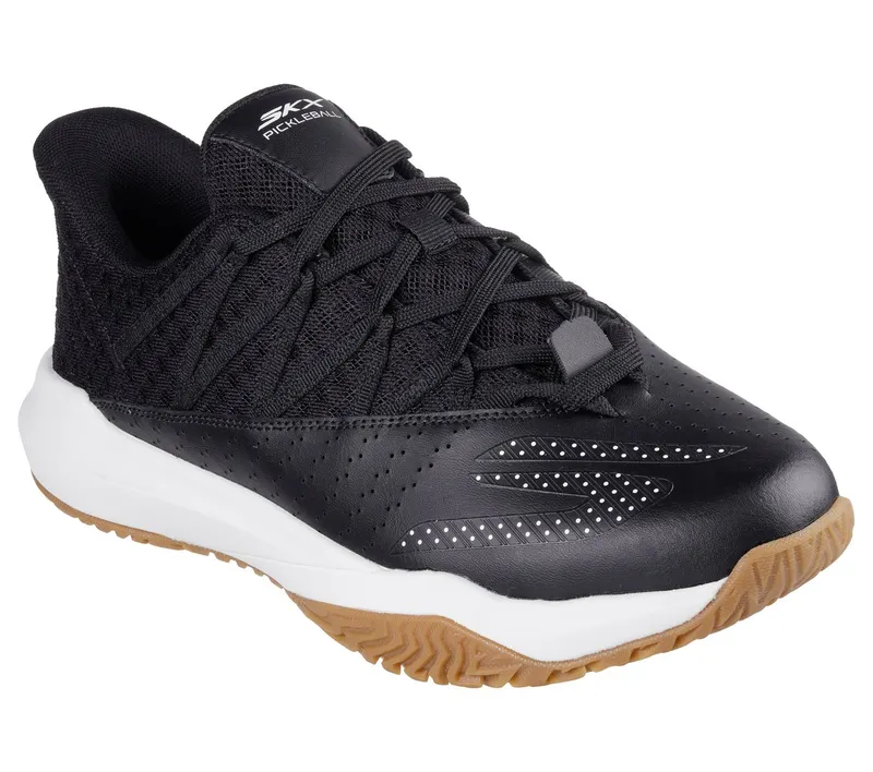 Skechers Relaxed Fit: Viper Court Rally Sneaker Black/White