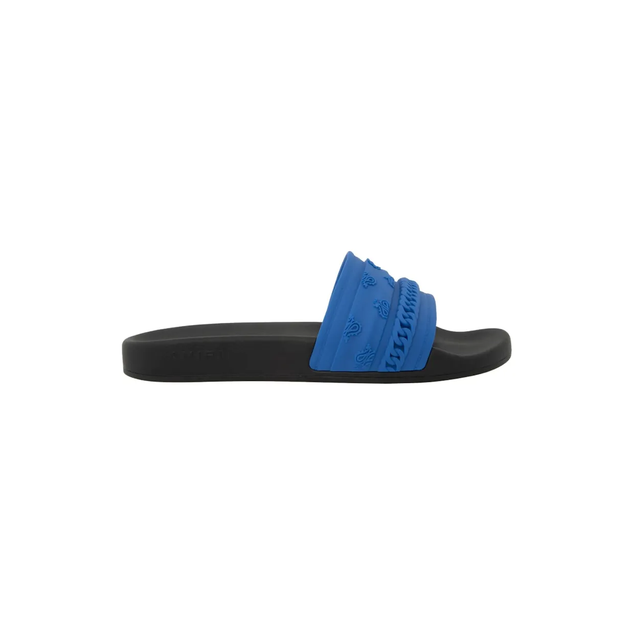 AMIRI Pool Slide Bandana Chain Blue Black (MFF002-013)