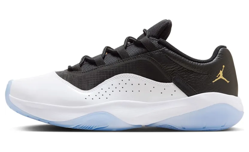 Air Jordan RETRO 11 CMFT LOW “BLACK WHITE GOLD” (DN4180-070)