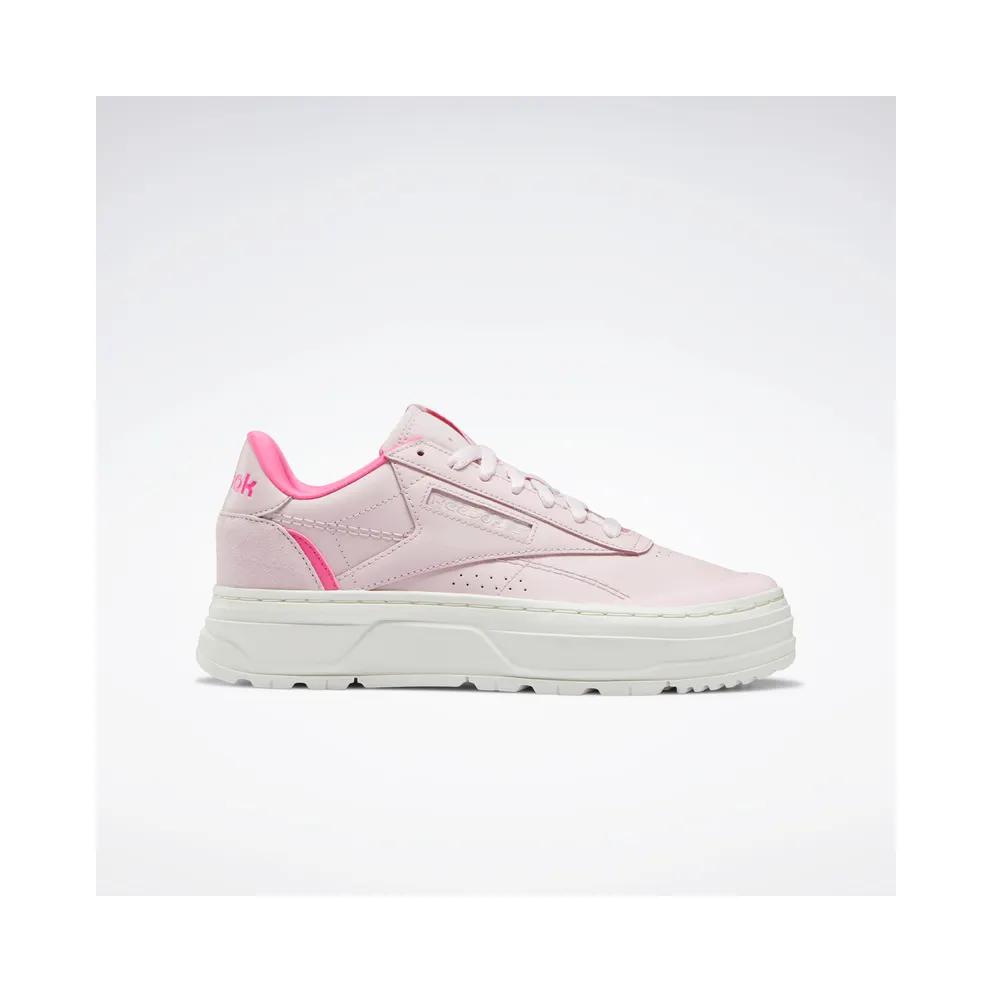 Reebok Club C Double Geo Frost Berry / Chalk / Atomic Pink (H67829)