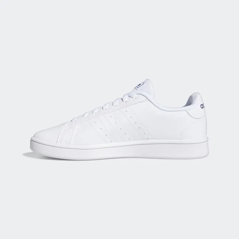 Adidas Grand Court Base Cloud White / Core Black / Dark Blue (EE7904)