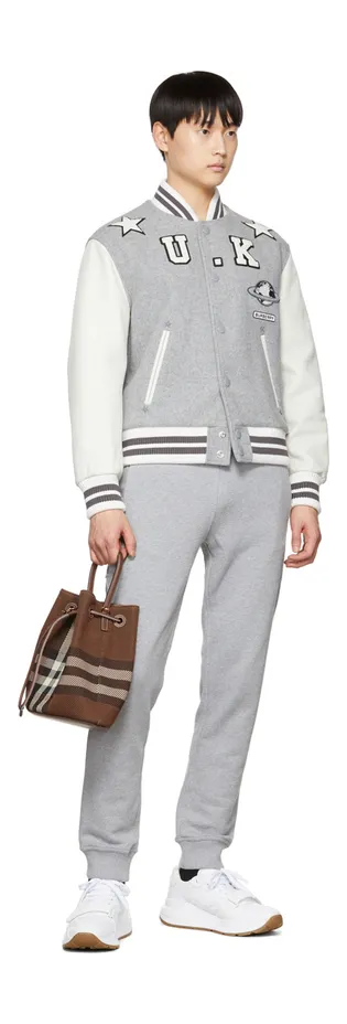 Burberry White Perforated Low-Top Sneakers (8052973) (5)