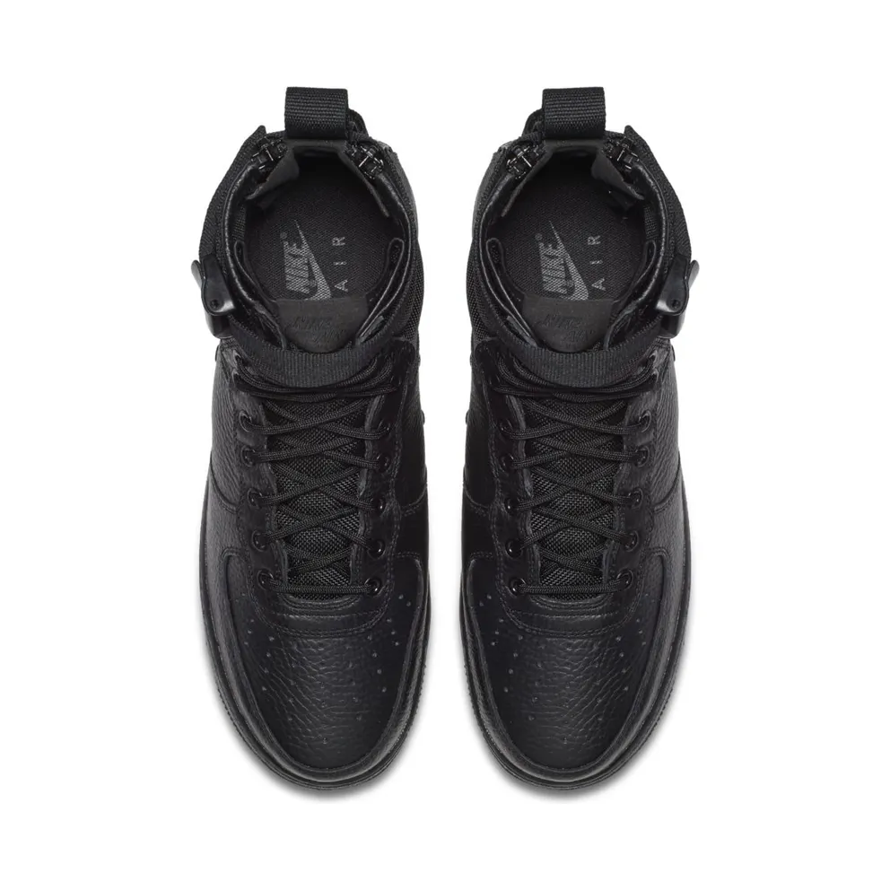 Nike SF Air Force 1 Mid Triple Black Black/Black-Black (917753-005)