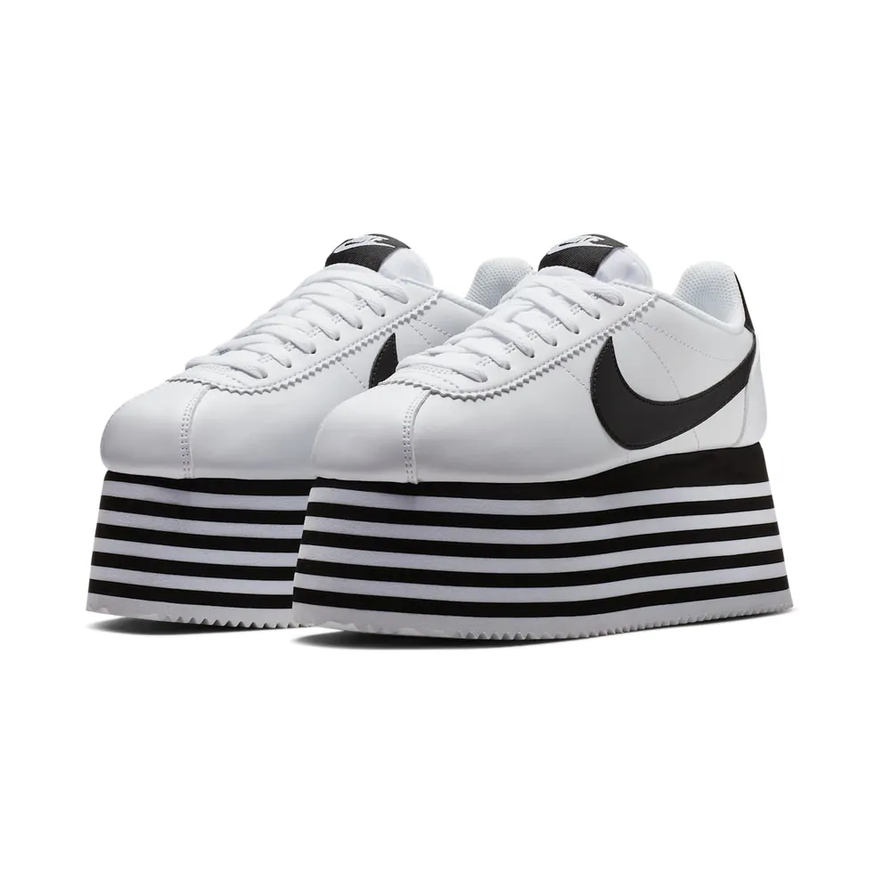 Nike Cortez Platform Comme des Garcons White Black (W) White/Black (BV0070-100)