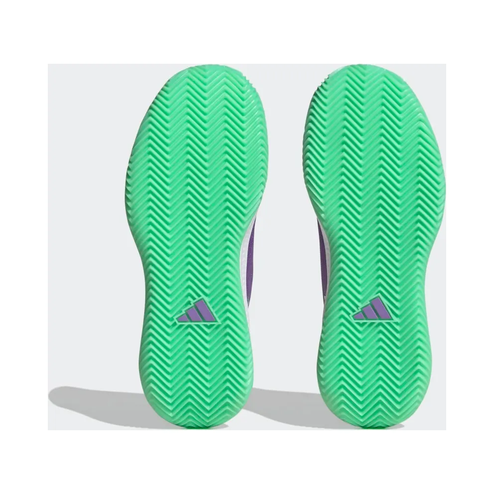 adidas Defiant Speed Clay Tennis Shoes Violet Fusion / Silver Metallic / Pulse Mint (HQ8465)