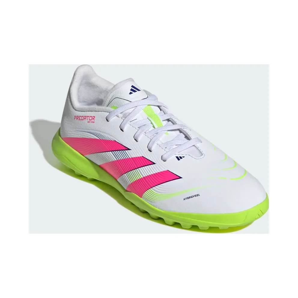 adidas Predator League Turf Cloud White Lucid Pink Lucid Lemon (ID3801)
