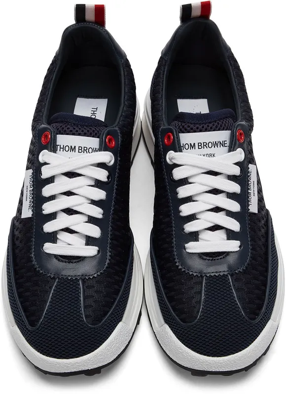 Thom Browne Grey Mesh Tech Runner (MFD228B-03193)