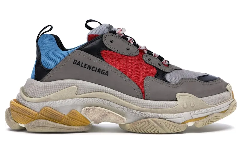 Balenciaga Triple S Grey Red Blue (512175W09O24365)