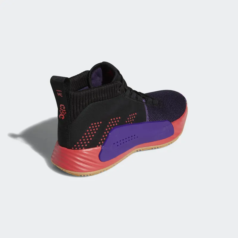 adidas Dame 5 Black Red Purple Core Black/Shock Red/Active Purple (BB9313)