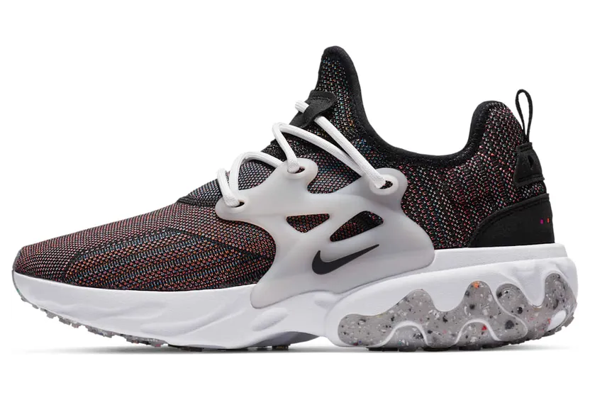 Nike React Presto Flyknit Multi Black