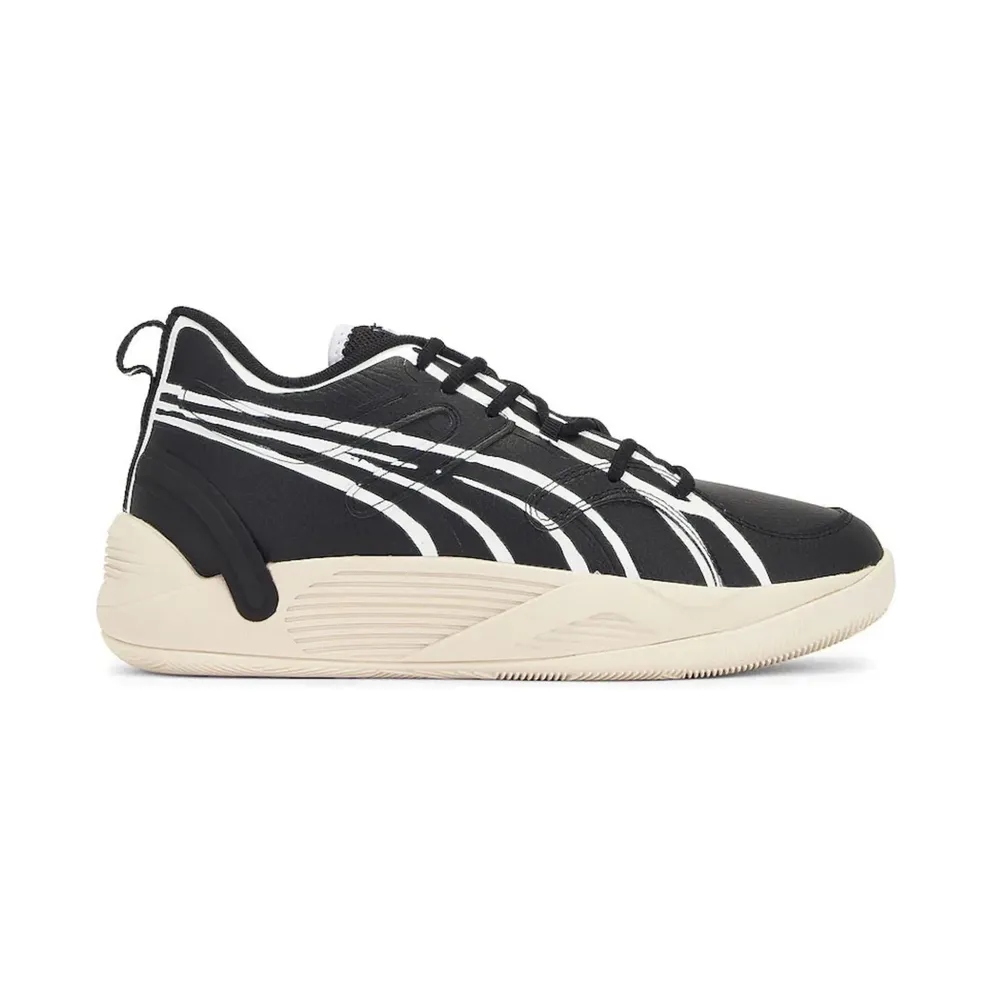 Puma x Joshua Vides TRC Blaze Court Basketball Shoes White/Black (377134-01)