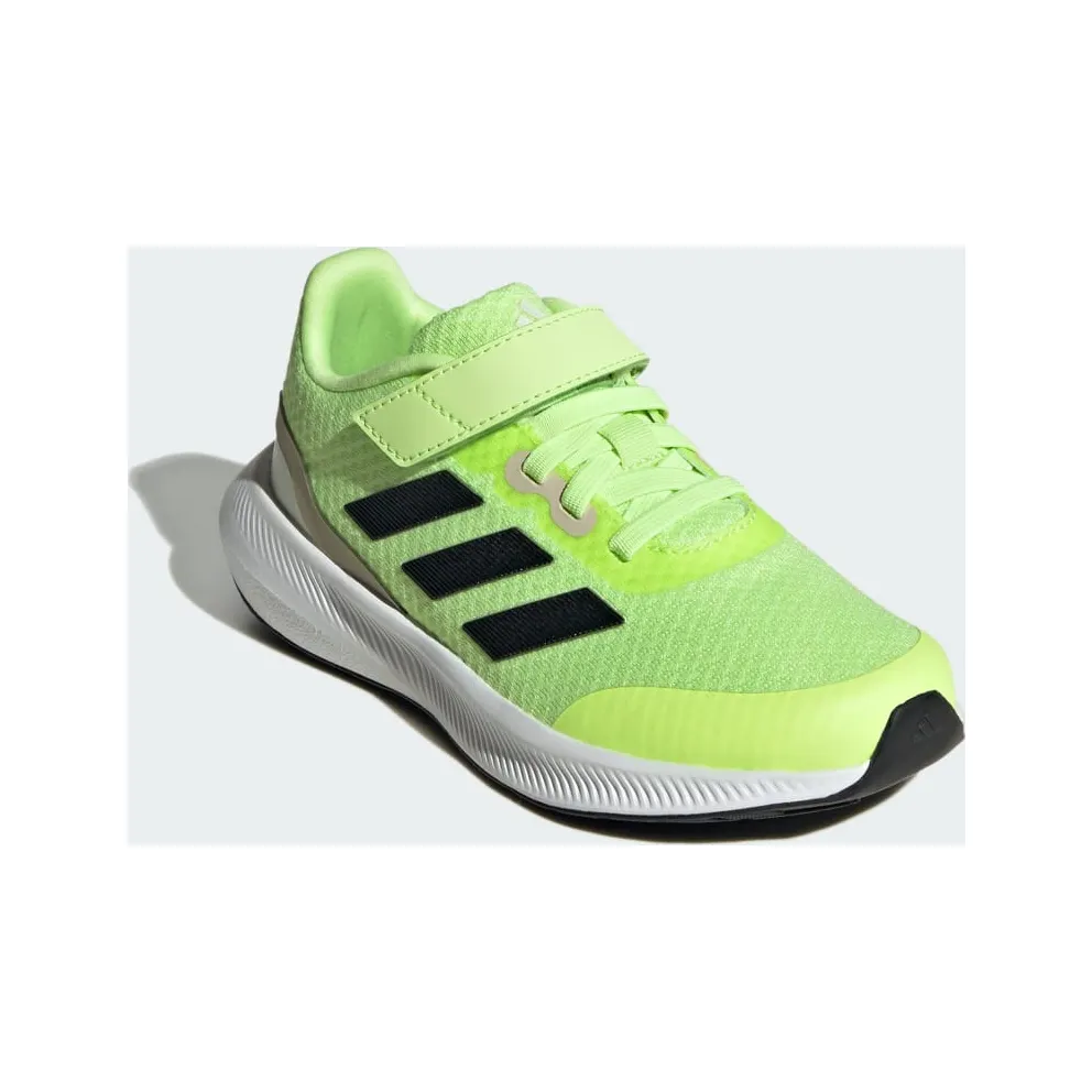 adidas RunFalcon 3.0 with Elastische Veters and Velcro Green Spark / Core Black / Putty Grey (IF8586)