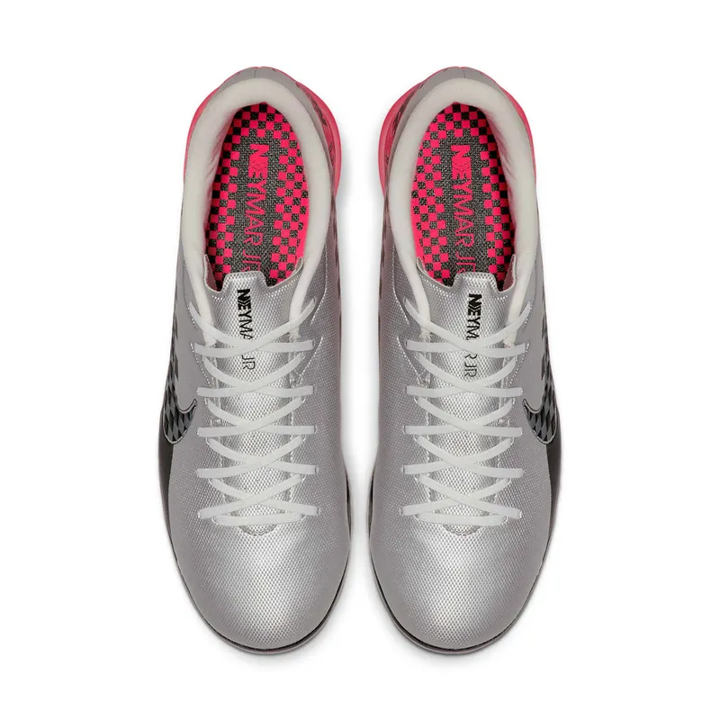Nike Mercurial Vapor 13 Academy IC Neymar Jr Chrome/Red Orbit-Platinum Tint-Black (AT7994-006)